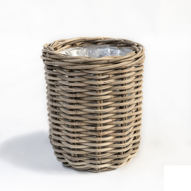 Planter Basket Julia - medium - Ø50/55xH65 cm - CL Rattan