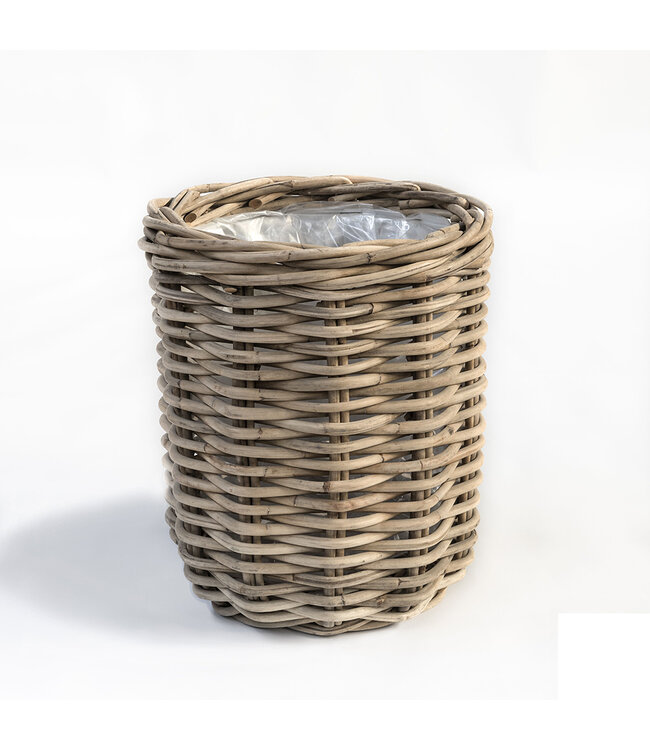 Planter Basket Julia - medium - Ø50/55xH65 cm - CL Rattan