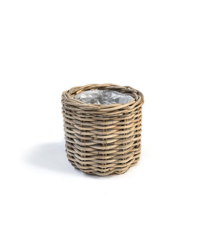Planter basket Julia - small - Ø50/55xH65 cm - CL Rattan