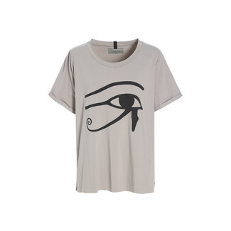 Henriette Steffensen T-shirt Eye Print - Sand