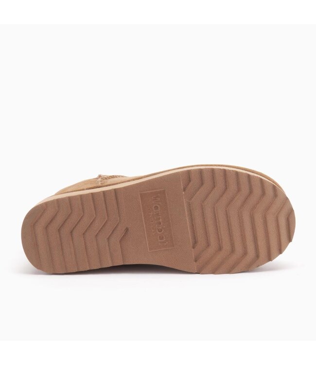 Warmbat Durack - Dames Suede - Plateau - Cognac