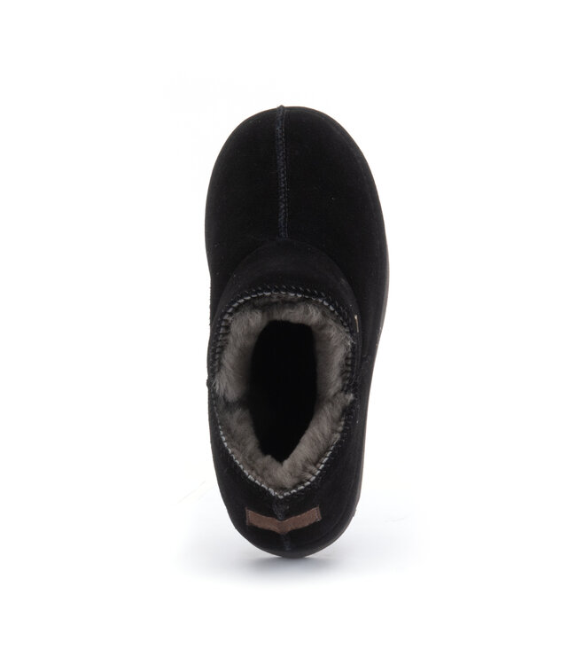 Warmbat Willow - Dames Suede - Plateau - Black