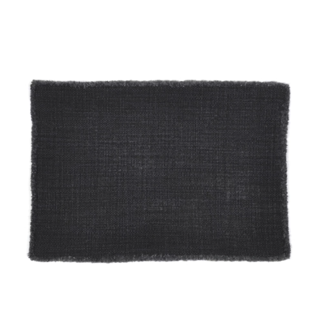Placemat 'Jasper' - 35x50 cm - Faded black