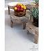 Bijzettafel Samba - Small - teak root natural grey