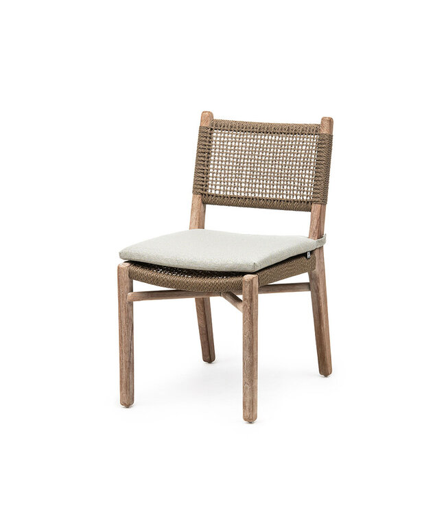 Chair Fiona - Teak Natural Grey - Wicker
