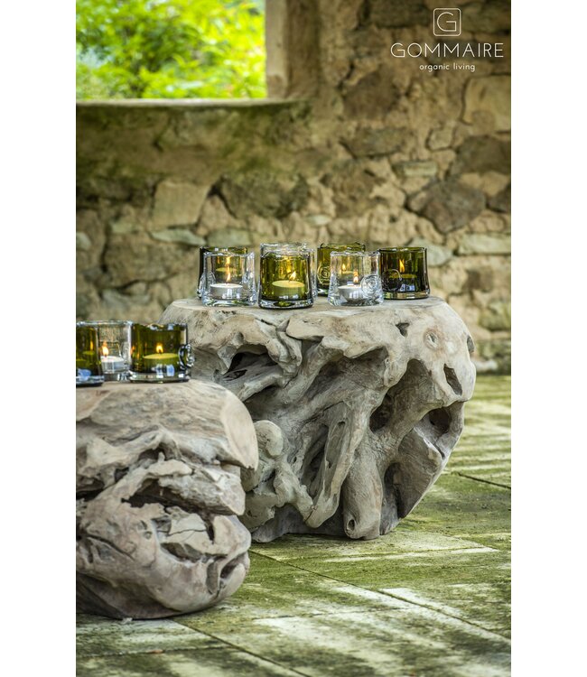 T-light holder Nelly - Clear Glass