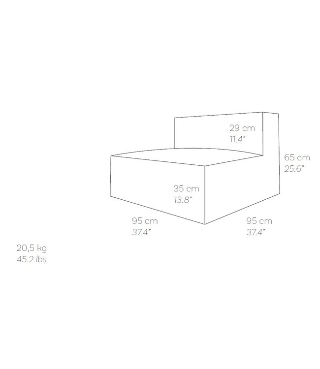 Silky Single Seat - Beige