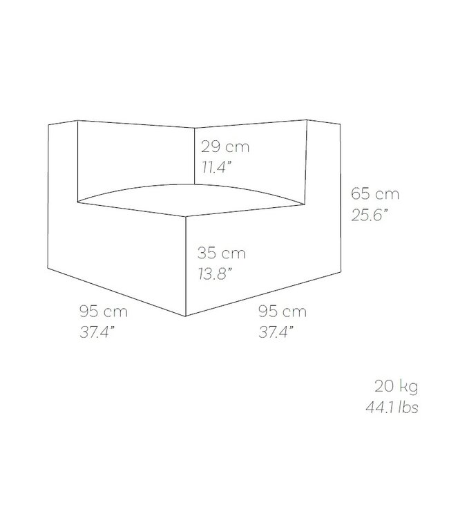 Silky Club Corner - Beige