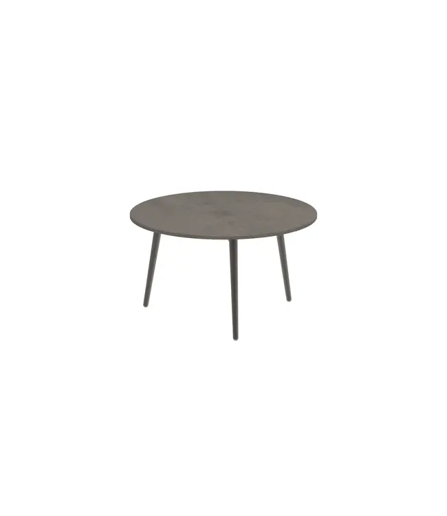 Side Table Styletto - Ø 60cm - Brons - Keramiek Terra Marrone