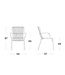 Loop dining chair - fossil grey