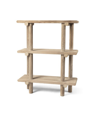 Gommaire Organic Living Rack Rolf Teak Natural Grey