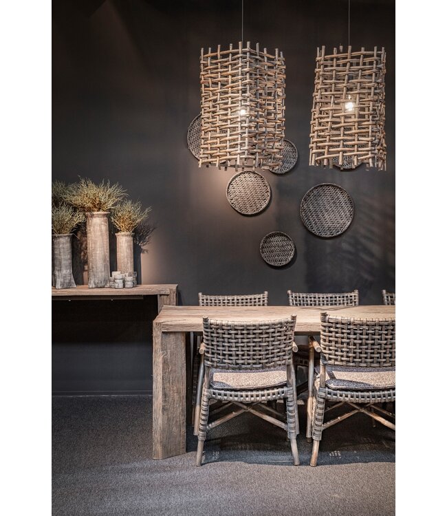 Hanglamp Fitz - CL Rattan - Antraciet