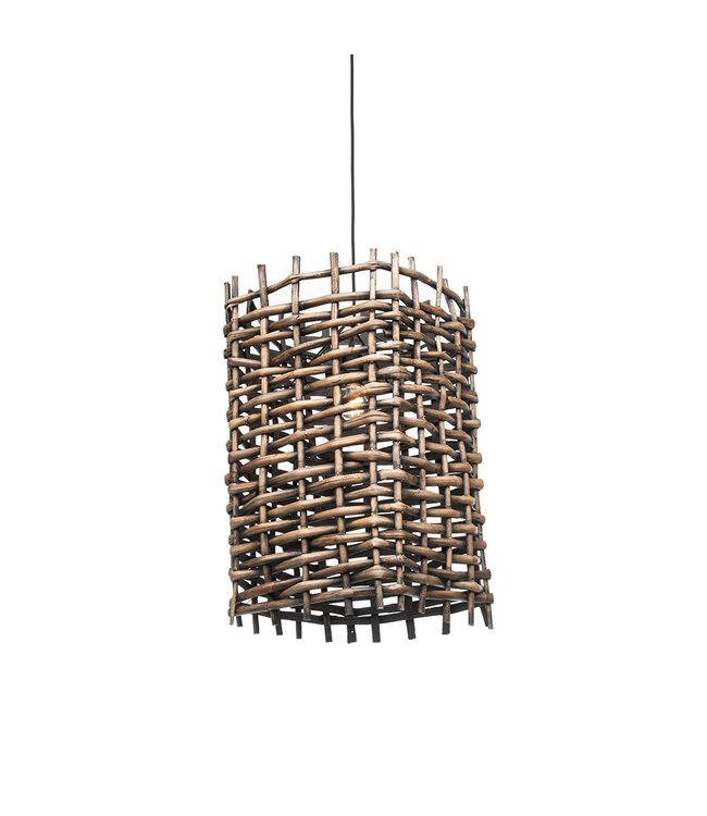 Hanglamp Fitz - CL Rattan - Antraciet