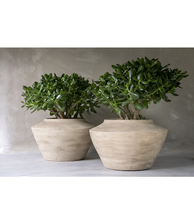 Pot Hendrik - Terraccota - Grey Patine