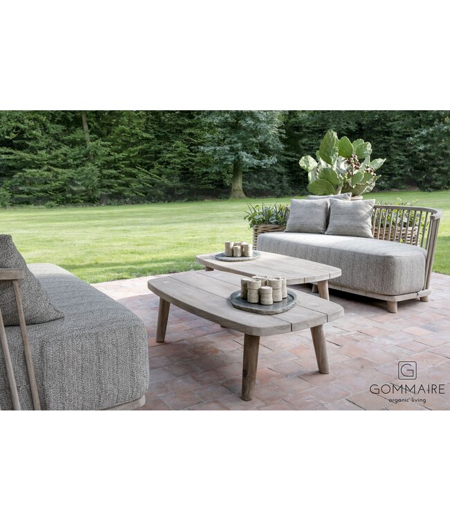 Lounge Carol 2-seater - Teak Natural Grey