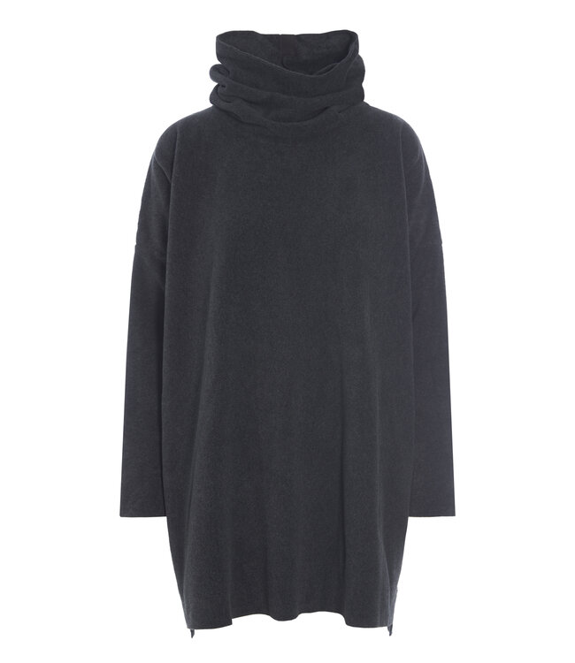 1288 Tunic High Neck - Soft Black 914