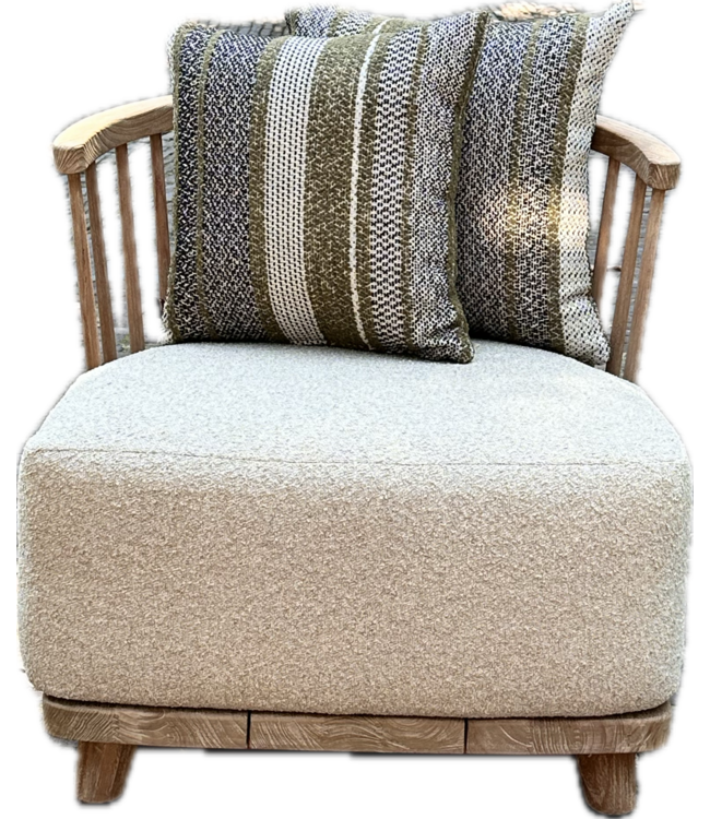 Cushion Seat Carol 1-seater - Textout BLU03