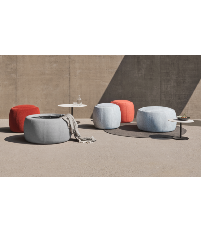 Butler Bijzettafel - Ø40/H50 - Pebble - Keramiek Cemento Luminoso