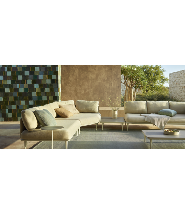 Butler Bijzettafel - Ø40/H50 - Pebble - Keramiek Cemento Luminoso