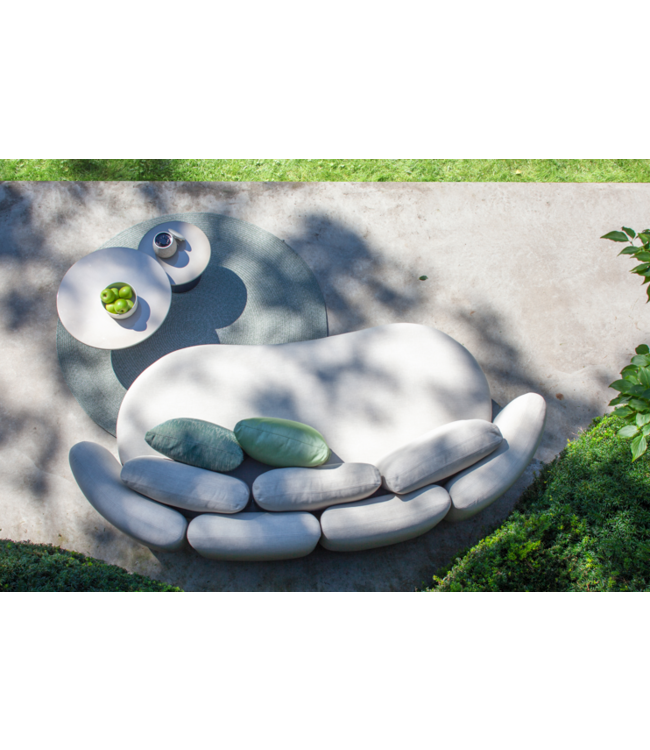 Butler Bijzettafel - Ø40/H50 - Pebble - Keramiek Cemento Luminoso