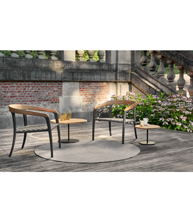 Butler Bijzettafel - Ø40/H50 - Pebble - Keramiek Cemento Luminoso