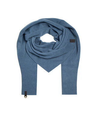 Henriette Steffensen Sjaal Triangle - Dusty Blue