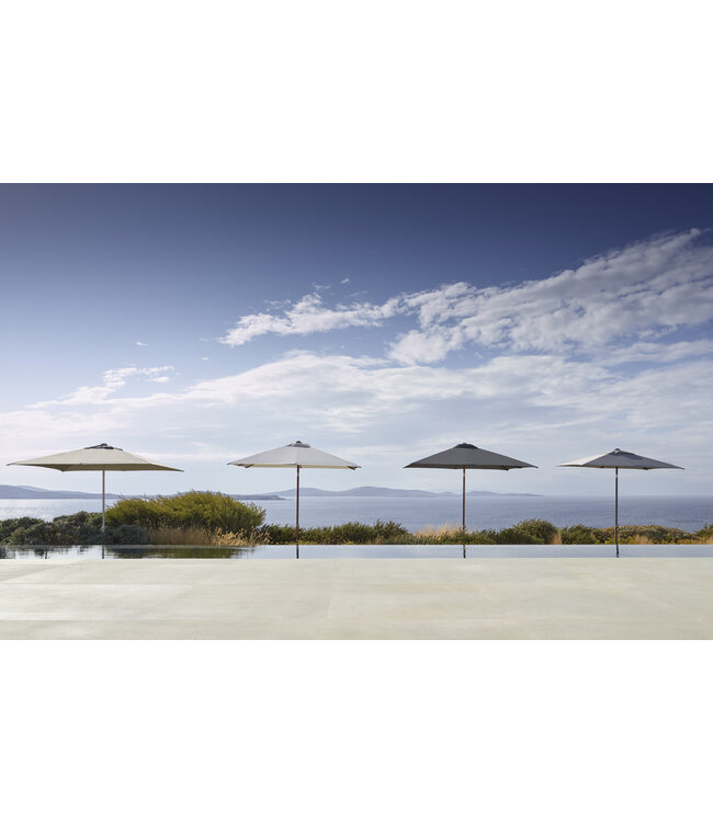 Parasol Malibu - 200x200 cm - Black & Coal