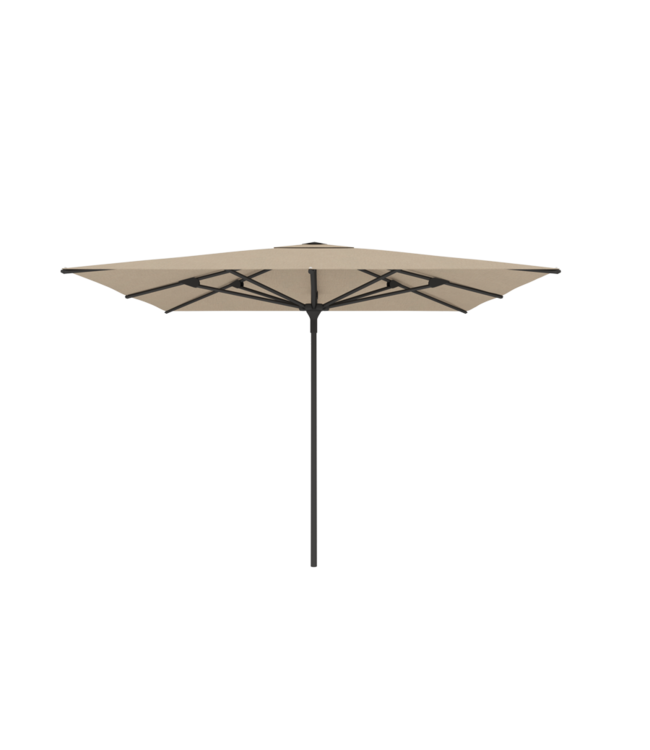 Parasol Amalfi - 250x250 cm - Black & Latte