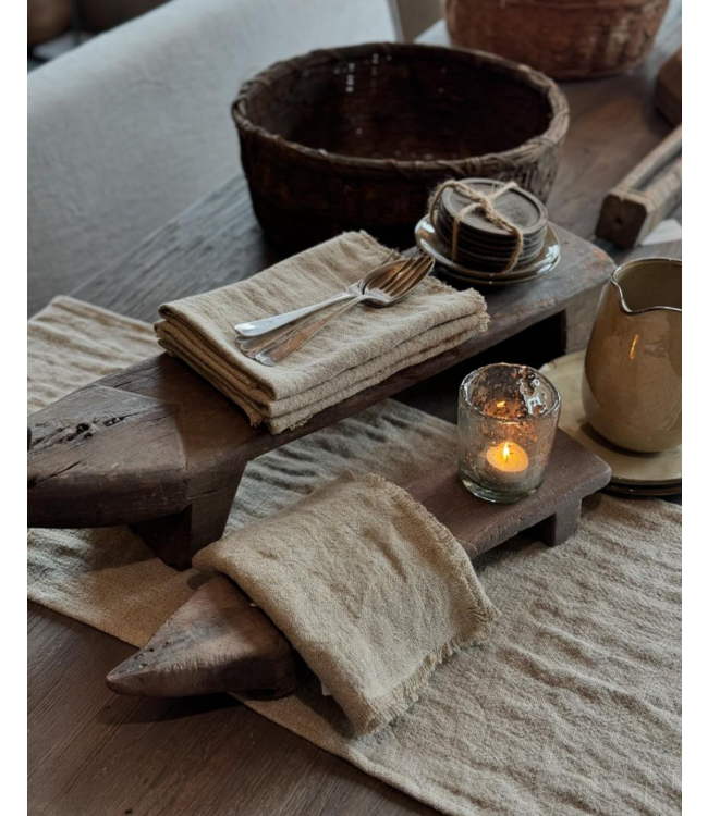 Linnen servet 'Senn' - set van 4