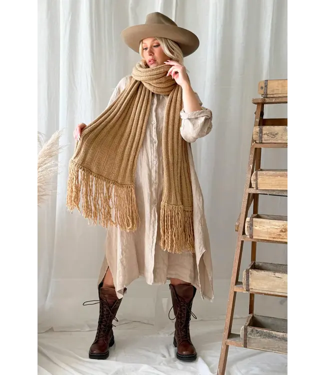 Sjaal Celsia - Caramel