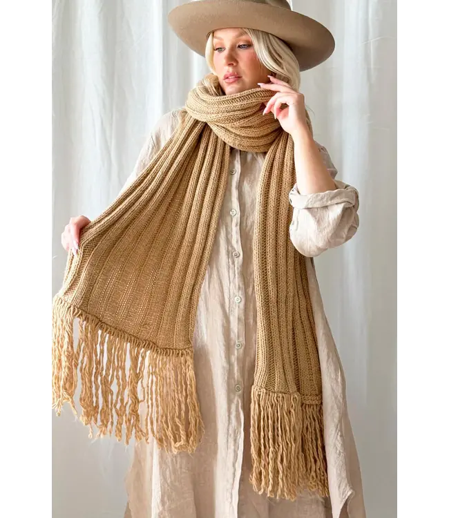 Sjaal Celsia - Caramel