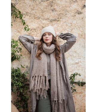Bypias Sjaal Muffy - Taupe