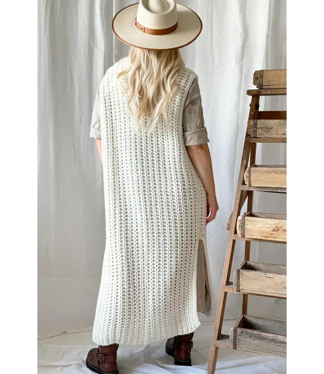 Bypias dames cardigan Aurelle - Off White