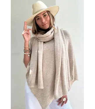 Bypias Sjaal Adams - Beige