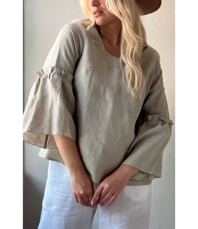 Linnen shirt Elsa - Natural