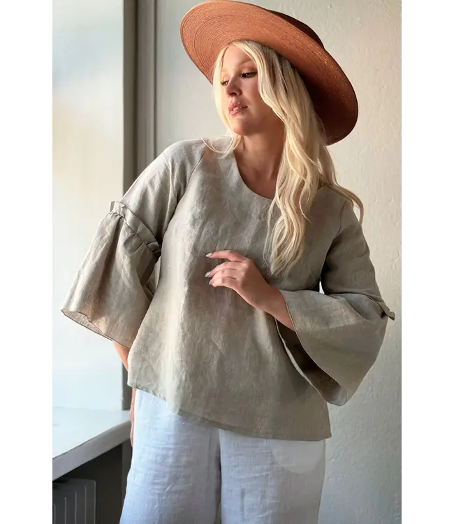 Linnen shirt Elsa - Natural