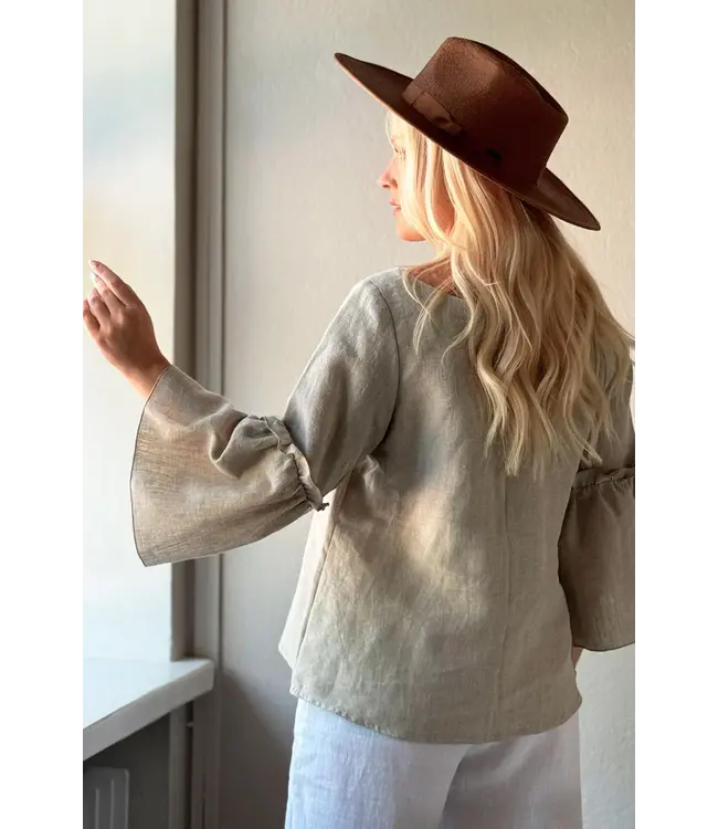 Linnen shirt Elsa - Natural