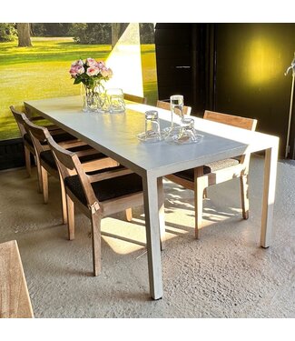 Net-Echt van Beton Model 2 tafel Ultra Lite 280x90 cm GREY