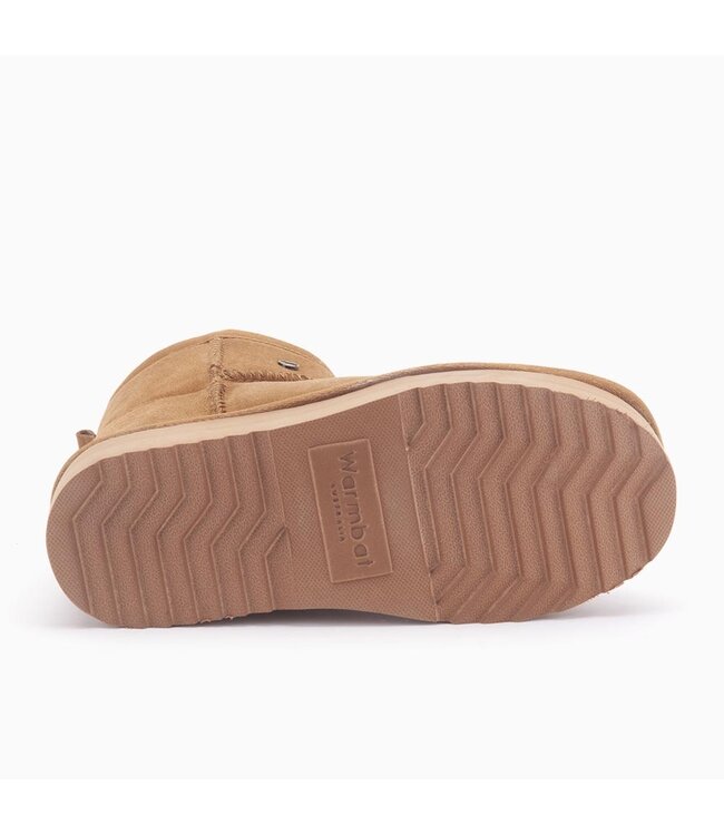 Warmbat Wallaby - Dames Boot - Plateau - Cognac