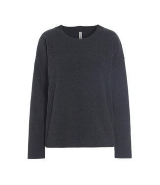 Henriette Steffensen 1359 Trui Ronde hals - Soft Black