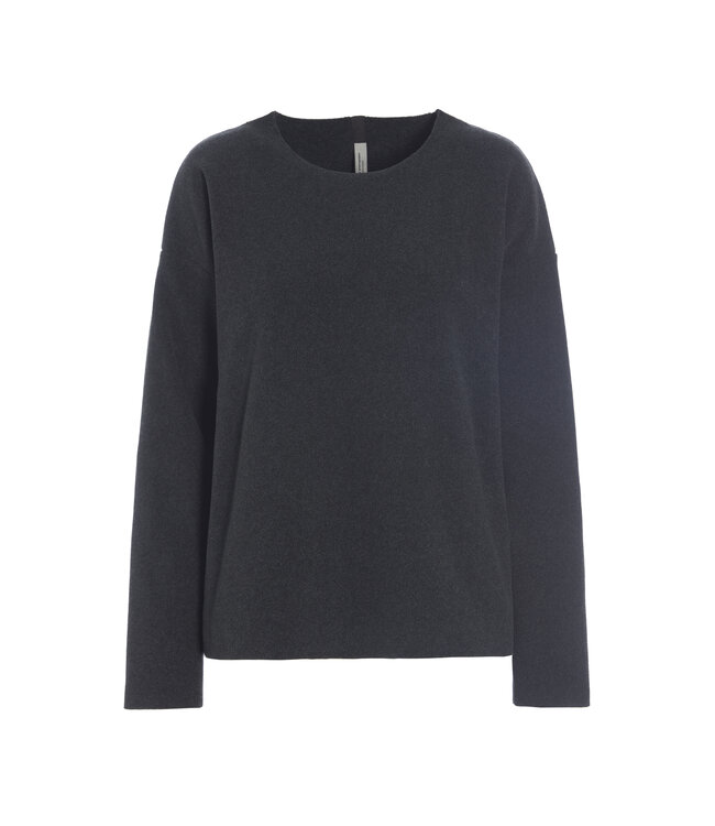 1359 Trui Round Neck - Soft Black 914