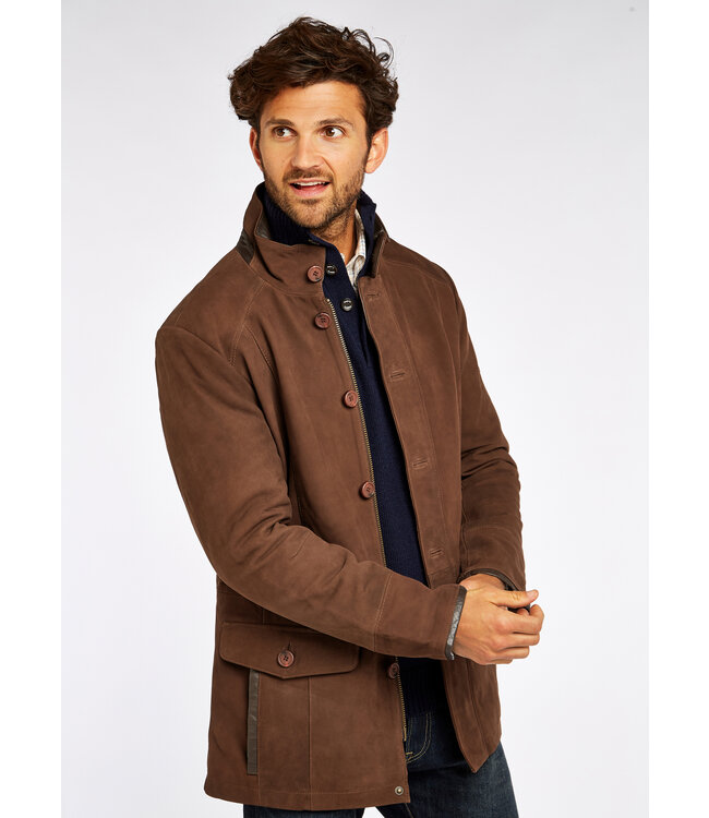 Leren jas Moore - Heren - Walnut