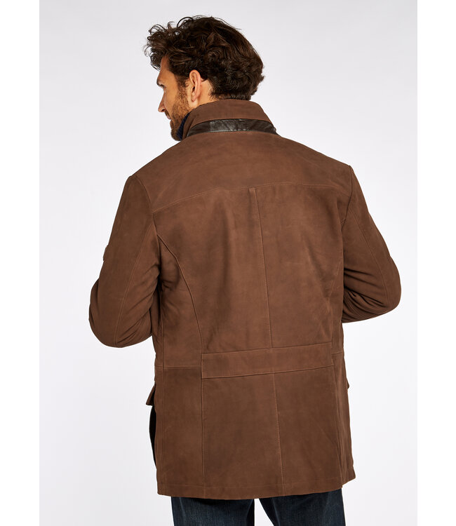 Dubarry Moore - lederen herenjas - Walnut