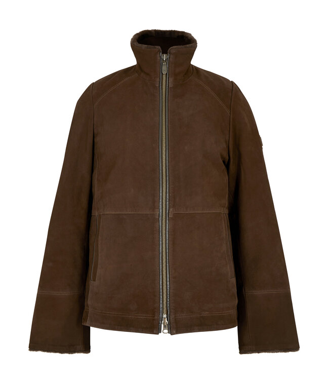 Leren jas Merriman - Heren - Walnut