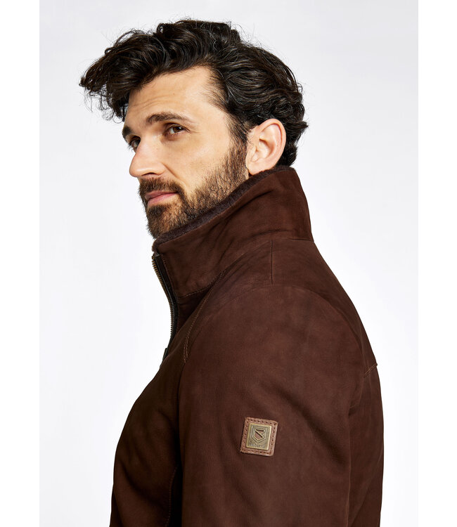 Leren jas Merriman - Heren - Walnut