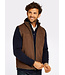Dubarry Dunhill lederen heren bodywarmer - Walnut