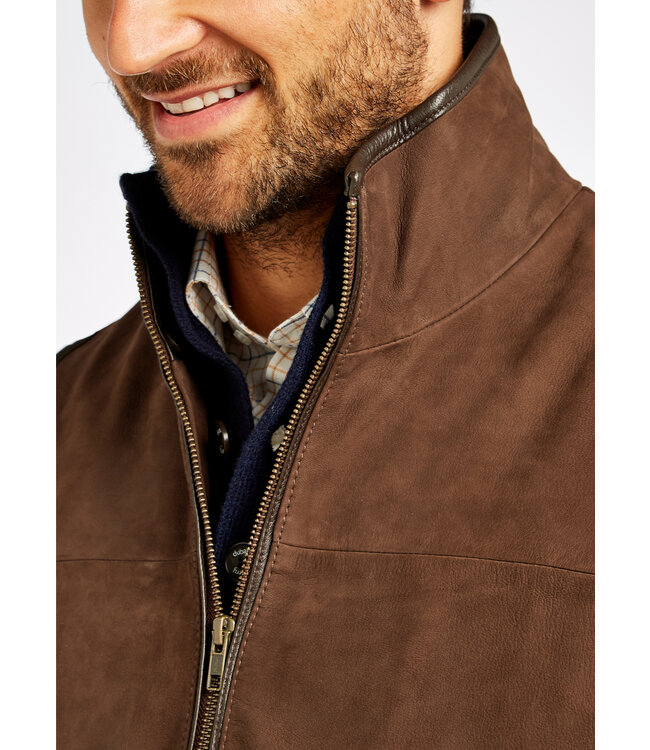 Leren bodywarmer Dunhill - Heren - Walnut