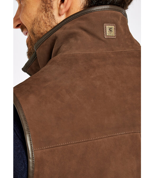 Leren bodywarmer Dunhill - Heren - Walnut