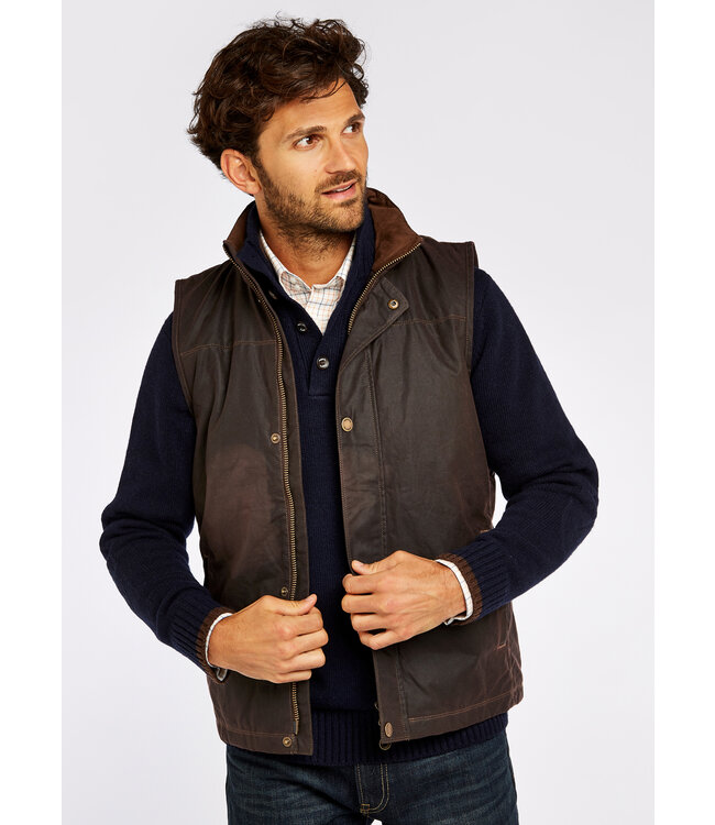 Wax bodywarmer Mayfly - Heren - Java