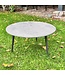 Side Table Styletto - Ø 60cm - Brons - Keramiek Terra Marrone